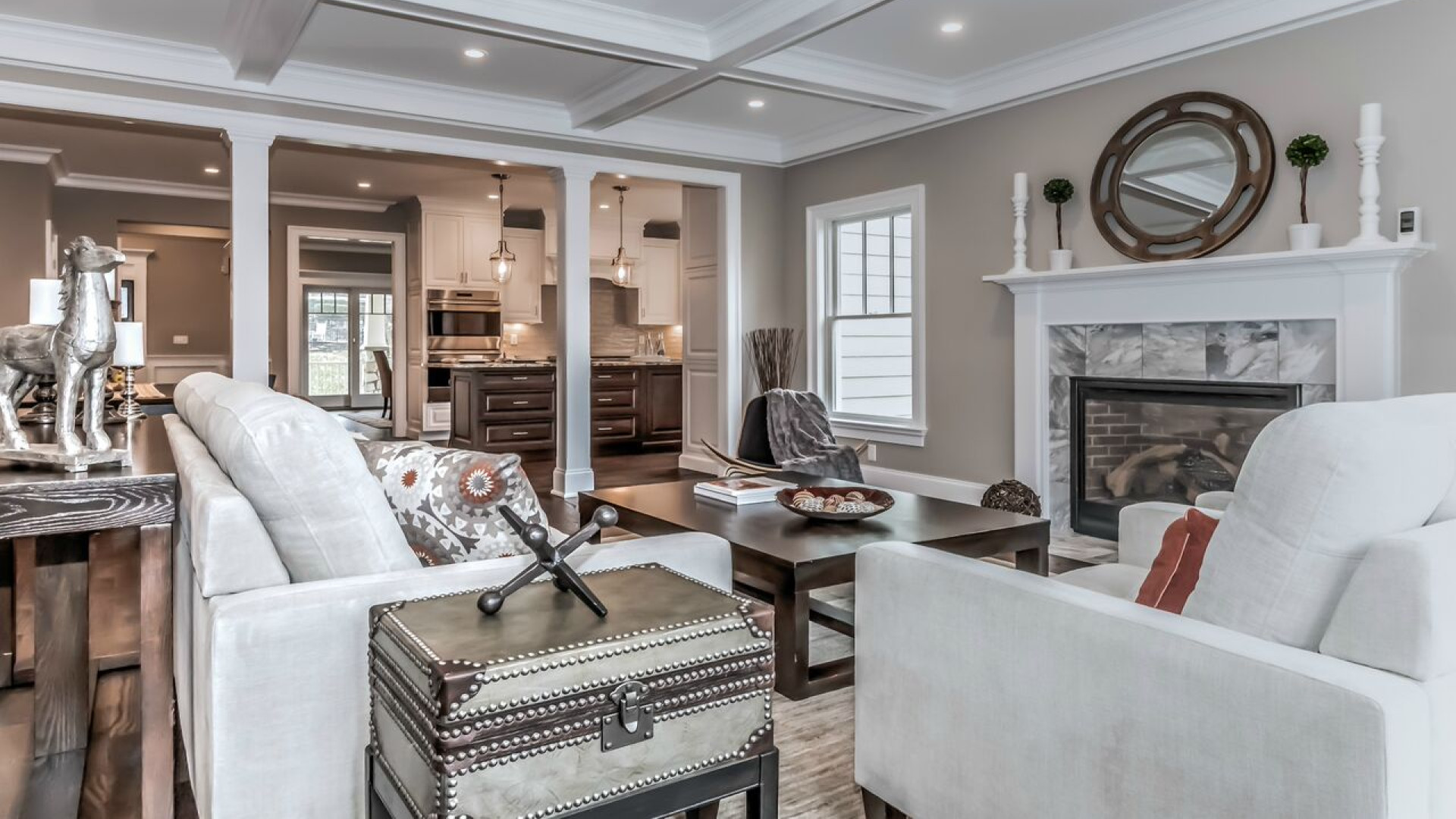 Luxury custom home boasting an open floor plan and custom woodwork, New Jersey
