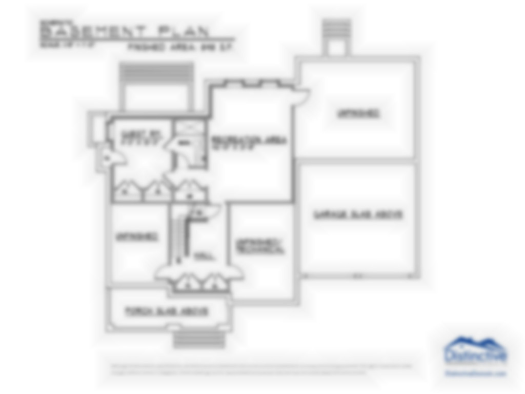 12 Beverly, Madison Basement Floor Plan