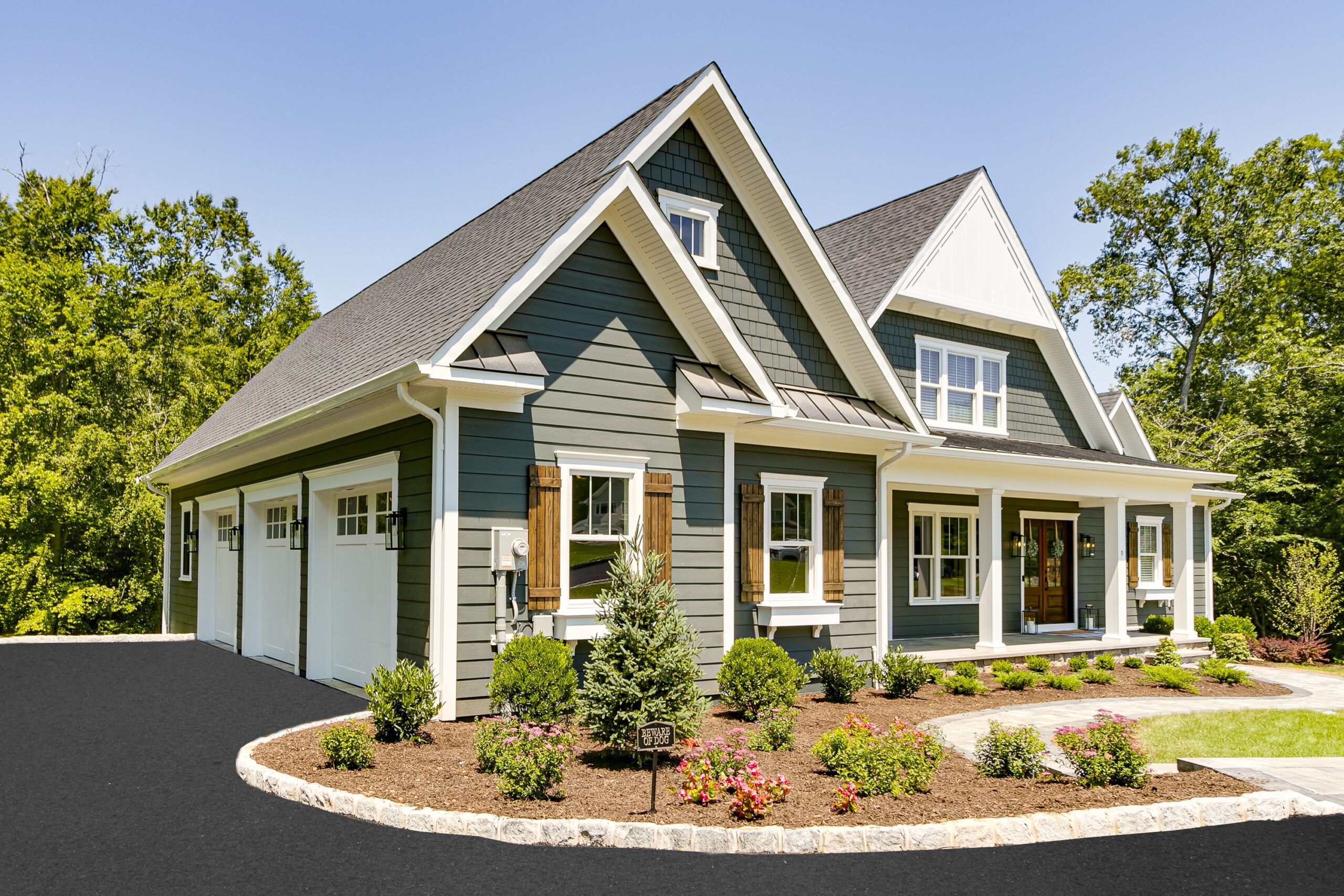 Craftsman custom home exterior
