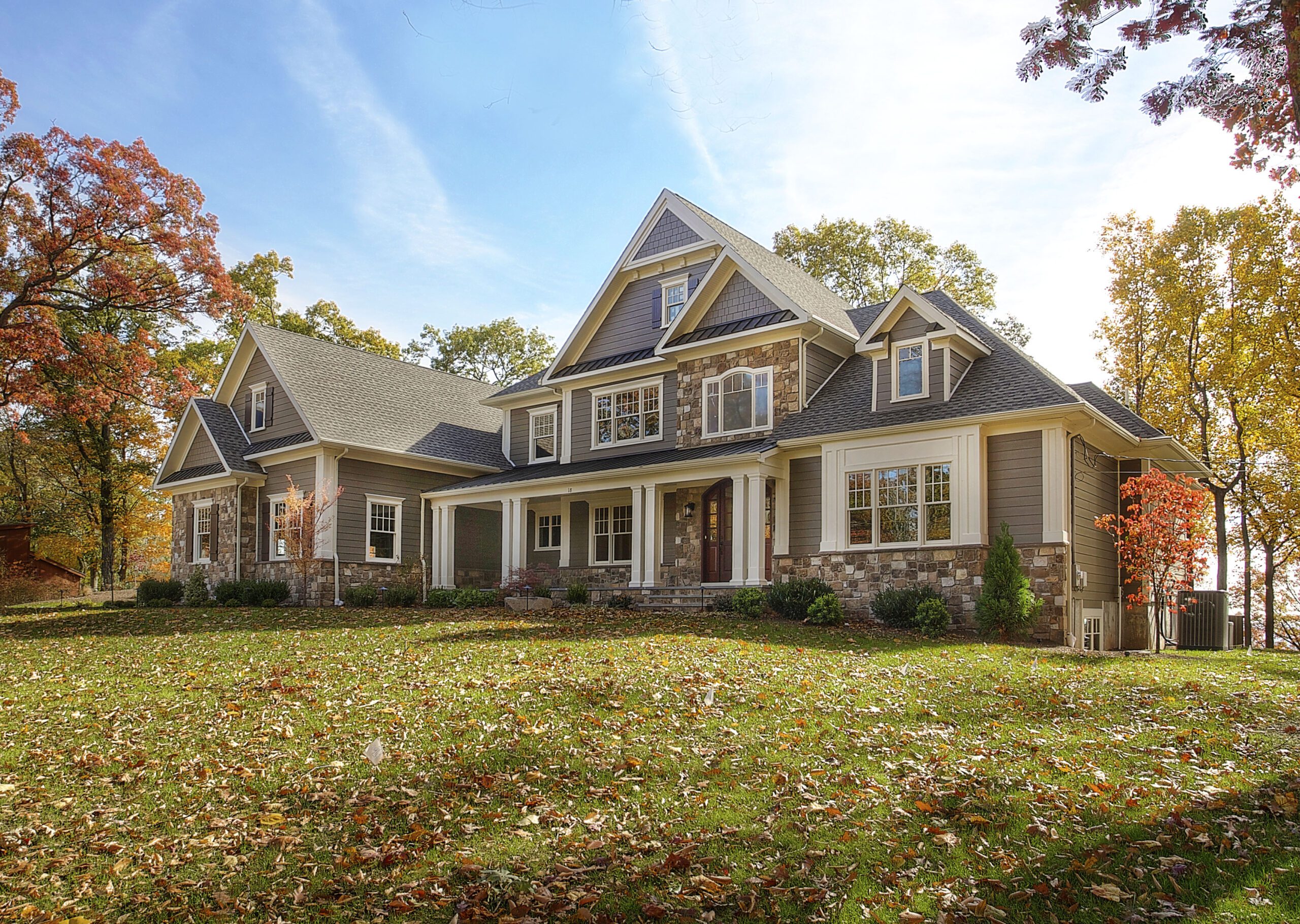Custom home built by Distinctive Domain in Warren, New Jersey