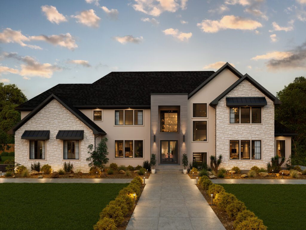 Design Build Award Distinctive Domain King George custom luxury home in Warren New Jersey